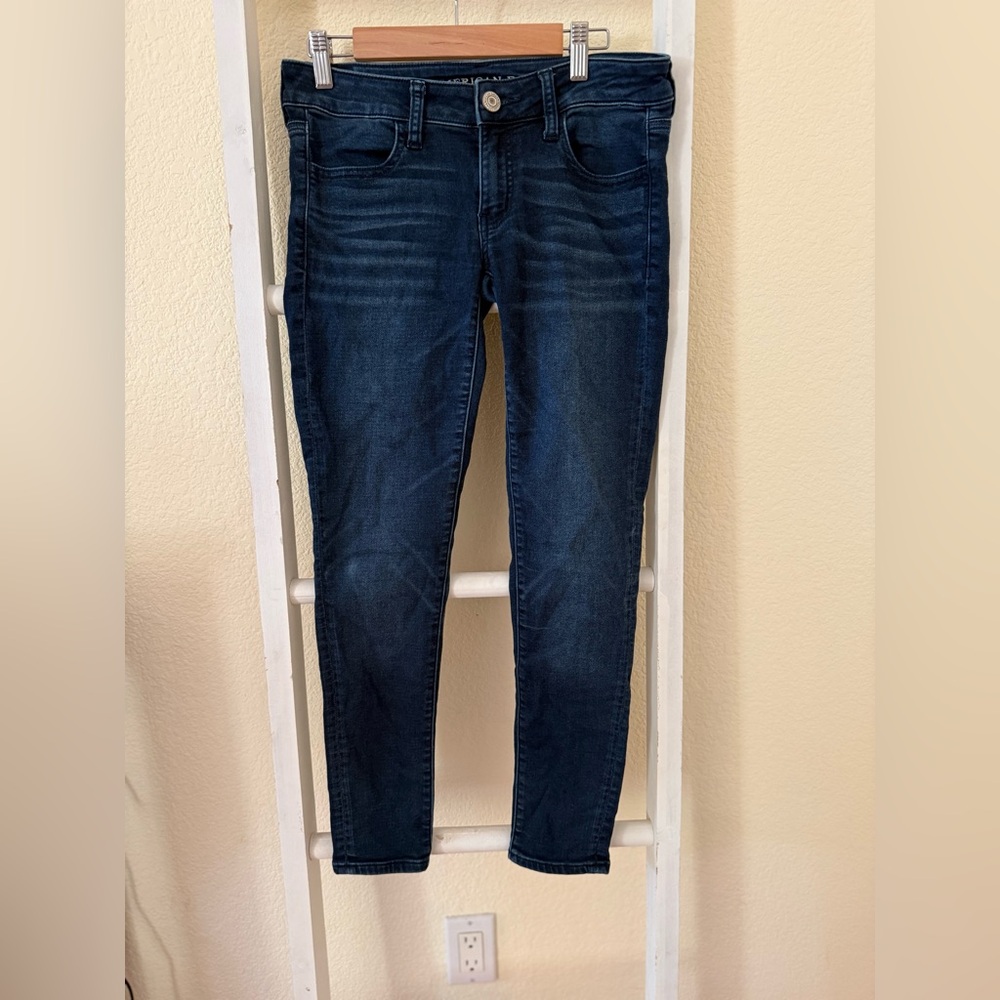 American Eagle Dark Blue Stretch Skinny Women’s Jeans